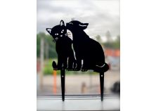 Садовая фигура Котики 280х220мм