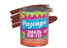 Эмаль ПФ-115 Фазенда сурик гл 0,9кг