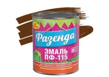 Эмаль ПФ-115 Фазенда шоколадная гл 0,9кг