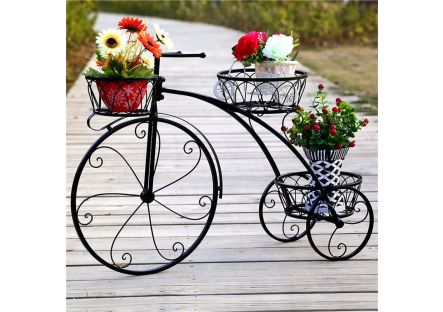 Подставка для цветов «Велосипед», 510х240х820 мм