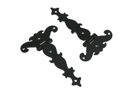 Петли дверные Черные Т-образные с винтами