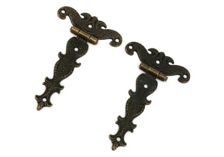 Петли дверные Бронзовые Т-образные с винтами